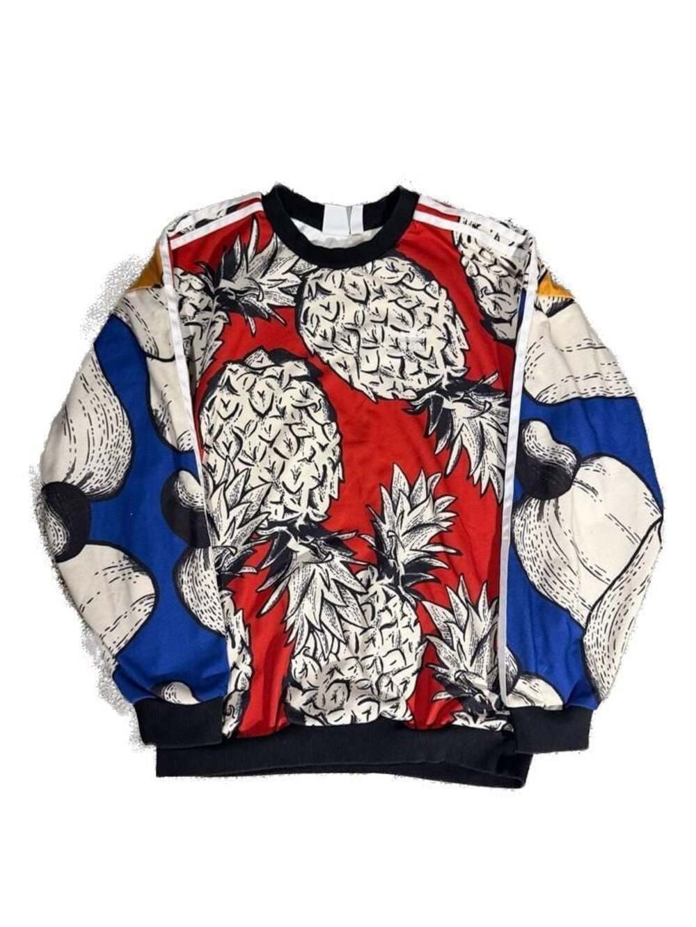 Adidas Originals Pineapple Tropical Print Sweatshirt Size S